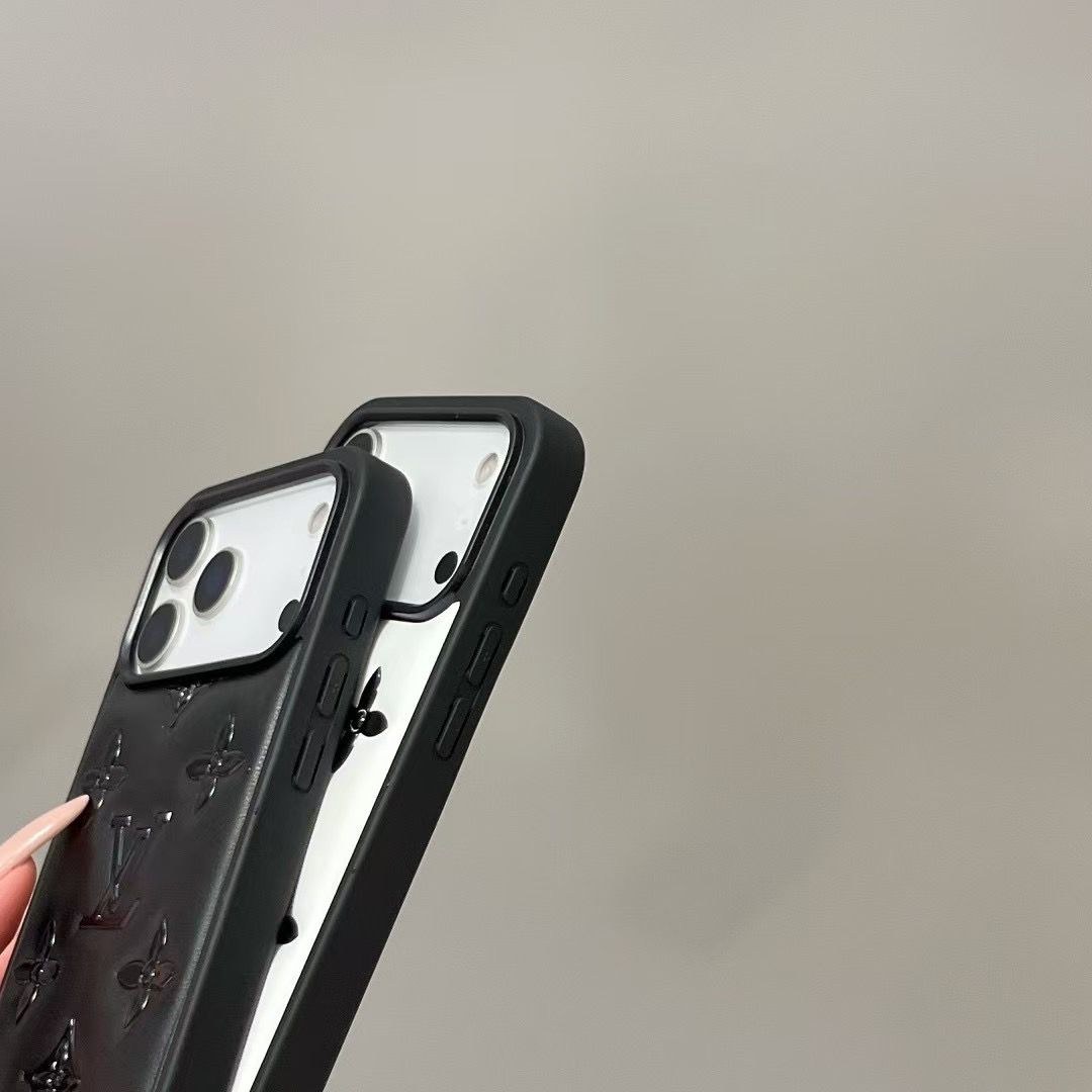 Luxury Monogram Designer Leather Cover For iPhone 13-18  Pro & Pro Max