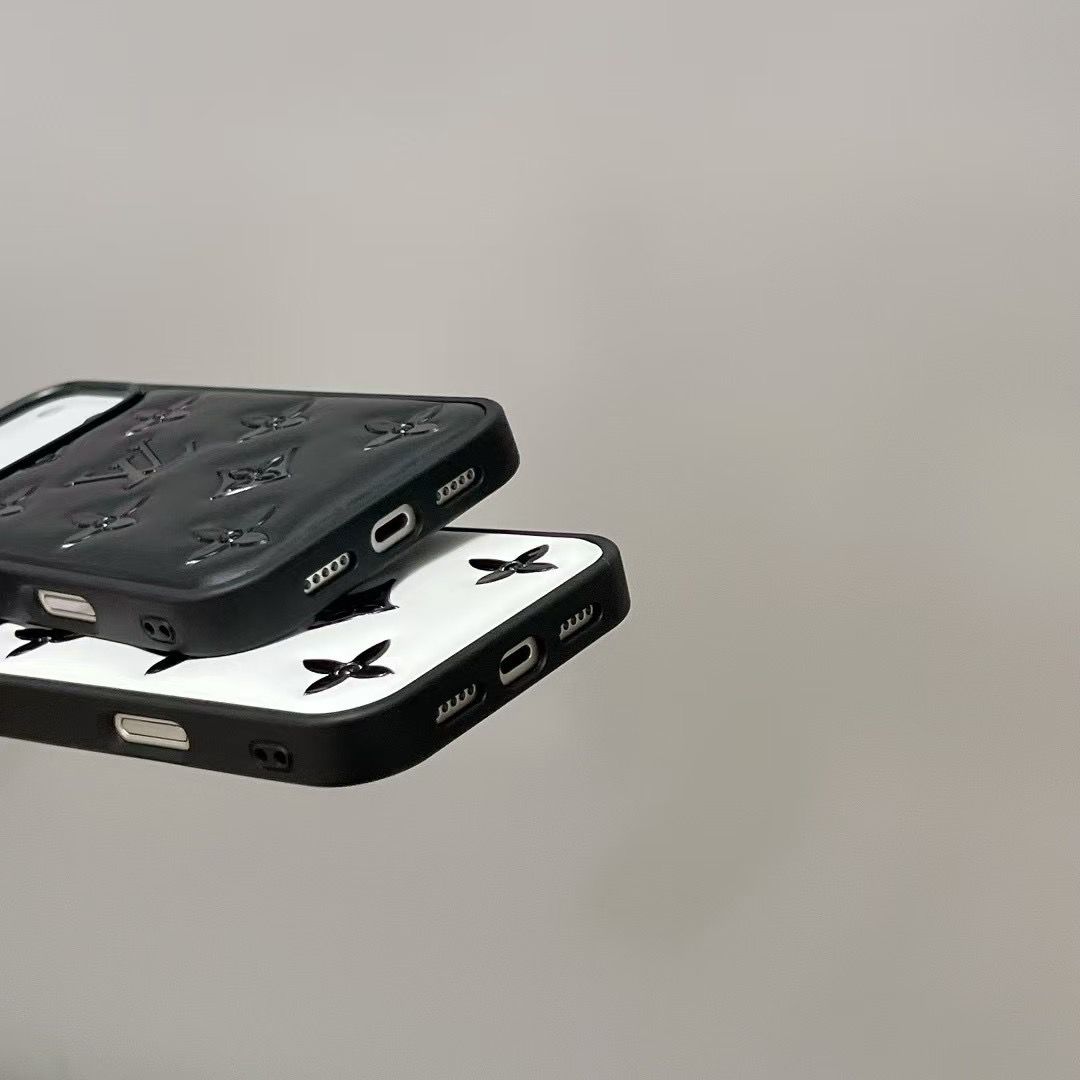 Luxury Monogram Designer Leather Cover For iPhone 13-18  Pro & Pro Max