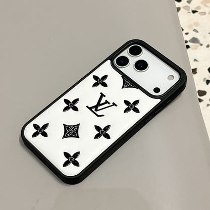 Luxury Monogram Designer Leather Cover For iPhone 13-18  Pro & Pro Max