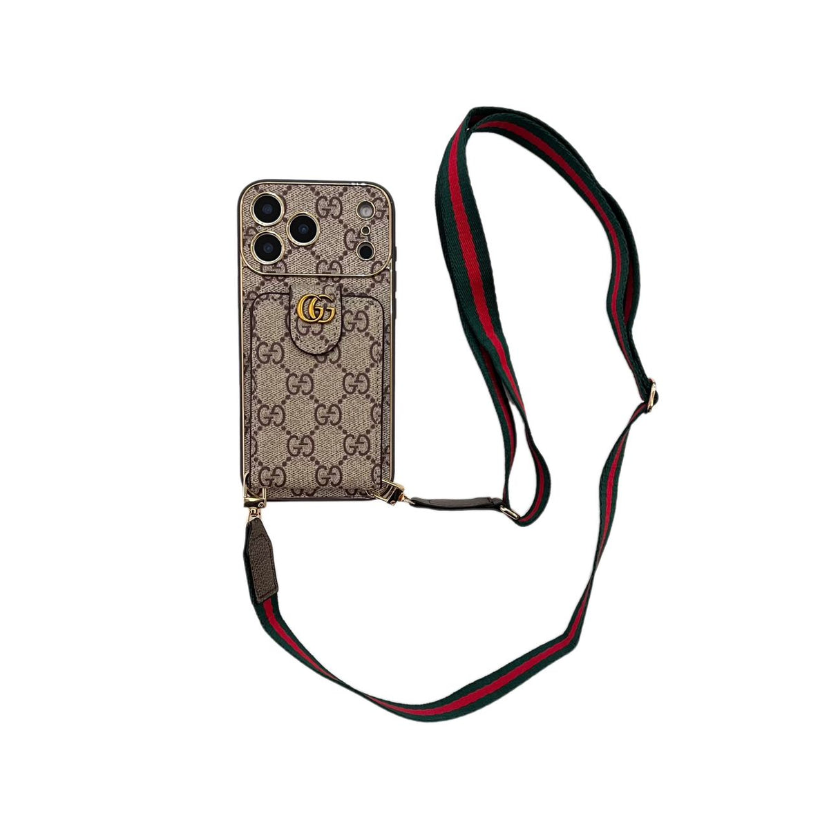 Luxury iPhone Case Card Holder for iPhone 12-18 Pro& Pro Max