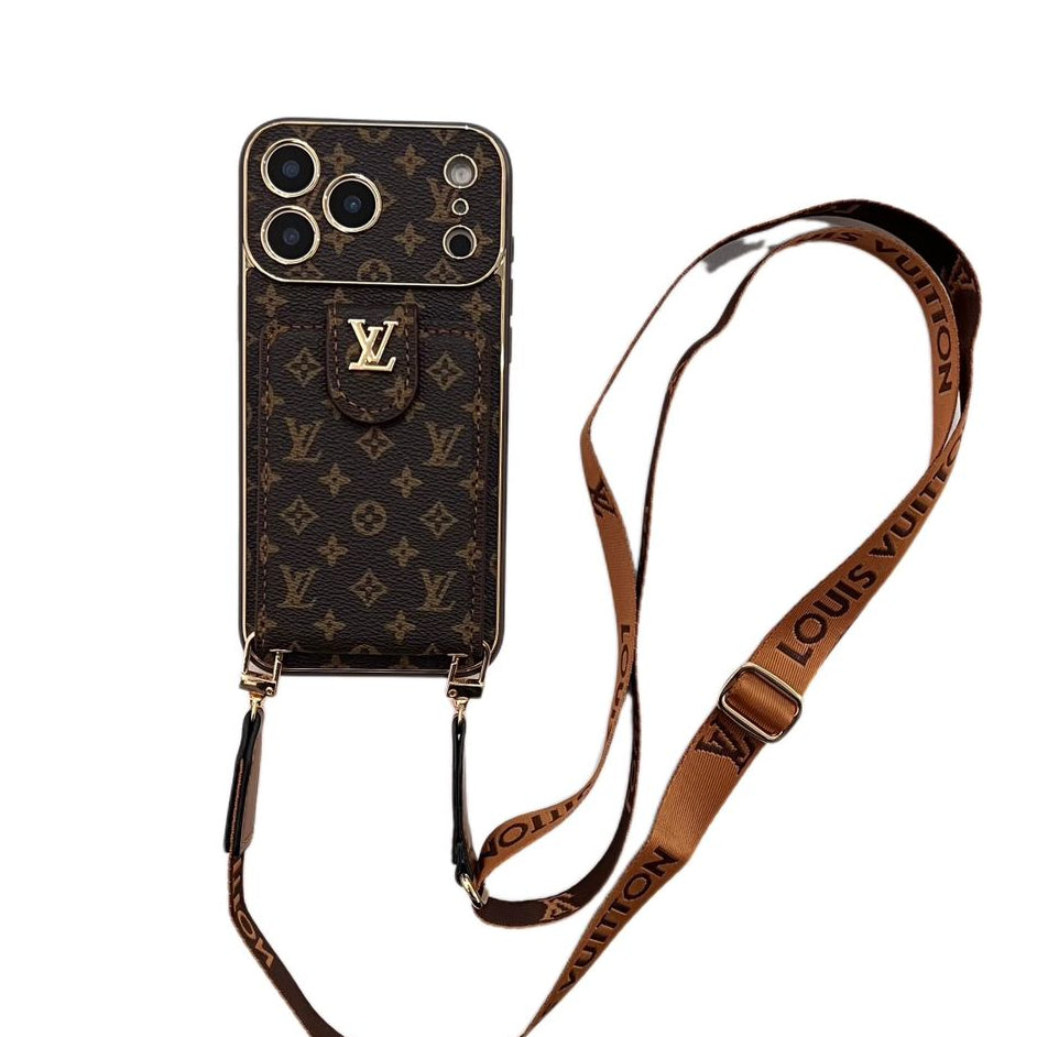 Luxury iPhone Case Card Holder for iPhone 12-18 Pro& Pro Max