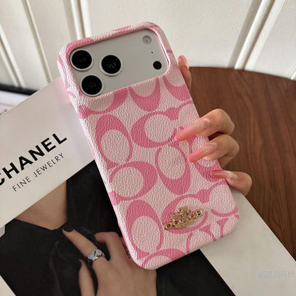 Luxury Designer C Pattern Case - iPhone 12-18 Pro & Pro Max