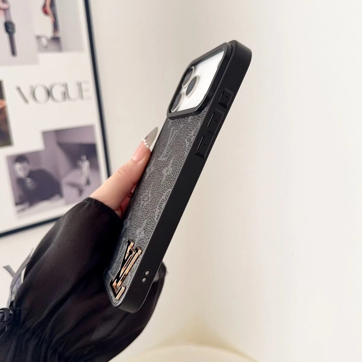 Luxury Brand Leather Phone Case for iPhone 13-18 Pro & Pro Max