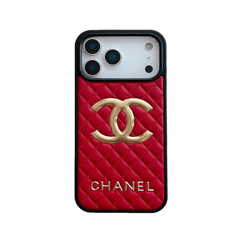 Elegant Chanel Phone Case for iPhone 13-18 Pro & Pro Max