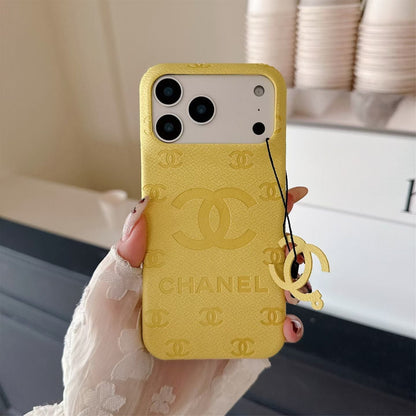 Luxury Chanel Phone Case For iPhone 12-18 Pro & Pro Max