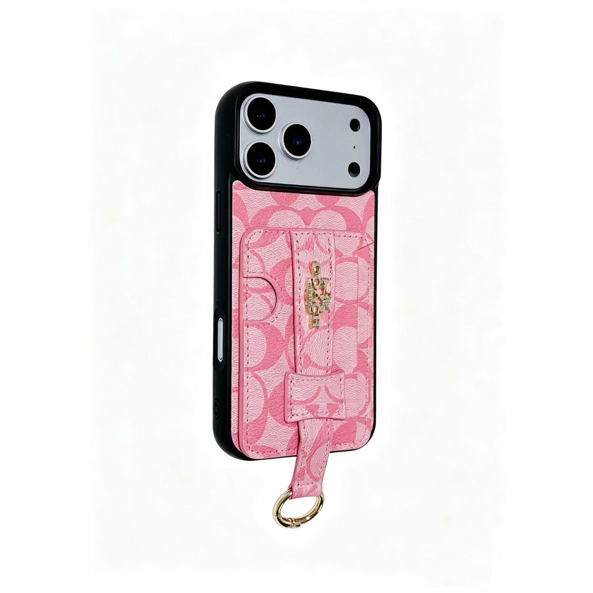 Luxury Designer Case with Hook Charm - iPhone 12-18 Pro & Pro Max