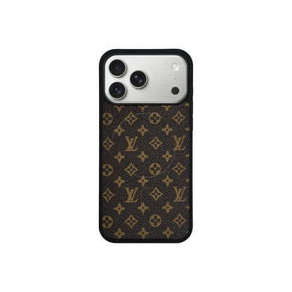 Brown Mini Letter iPhone Case Position 3