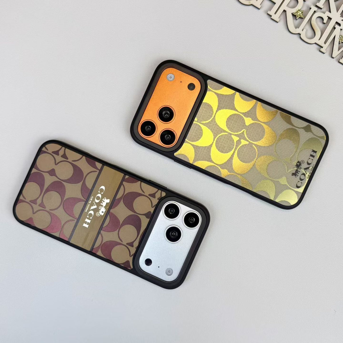 Classic Signature Stripe Pattern Case - iPhone 12-18 Pro & Pro Max
