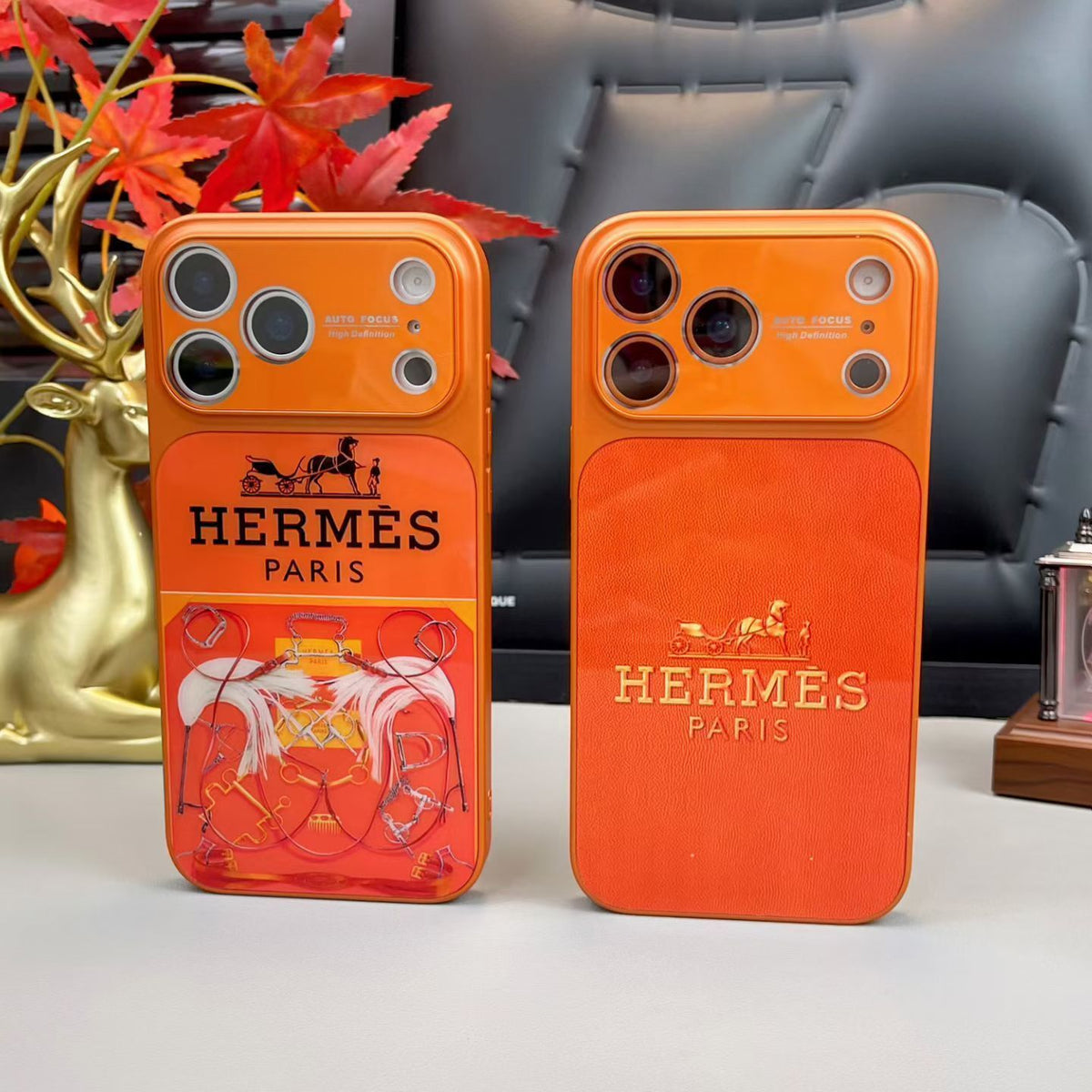 Premium Glass Front Designer Case - iPhone 12-18 Pro & Pro Max