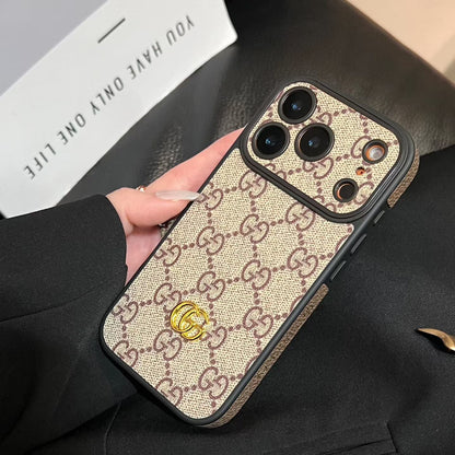 Luxury Minimal Classic Pattern Case - iPhone 12-18 Pro & Pro Max