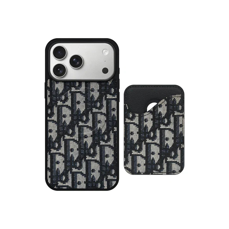 Luxury Dior Wallet Case - iPhone 12-18 Pro & Pro Max