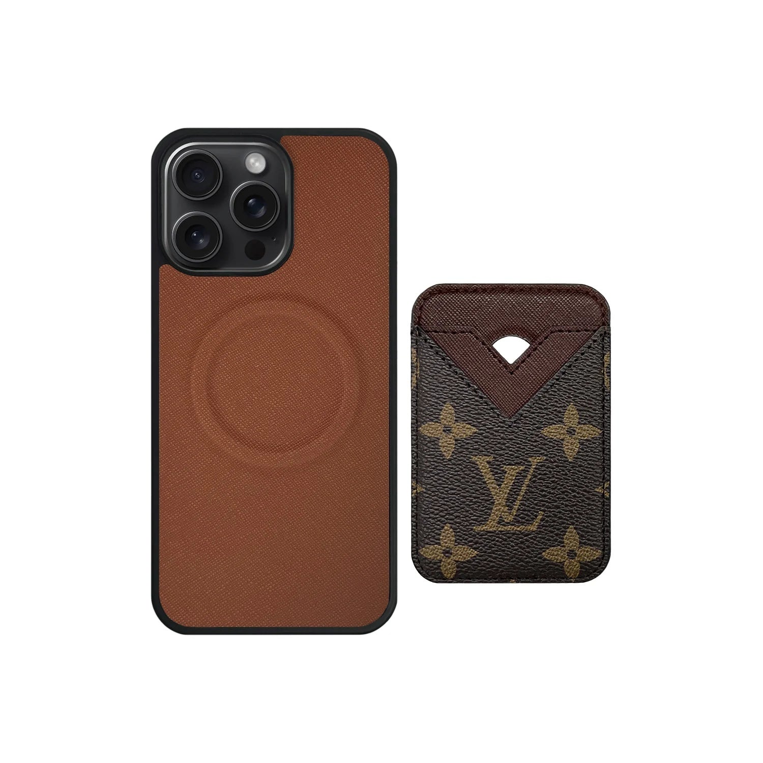 Retro Coffee Card Pocket iPhone Case Position 3