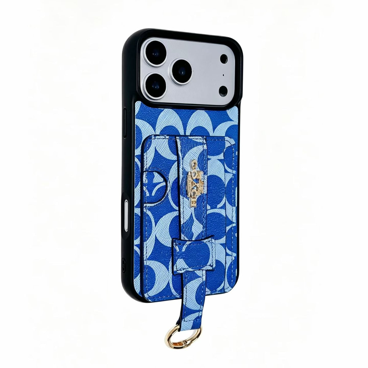 Luxury Designer Case with Hook Charm - iPhone 12-18 Pro & Pro Max