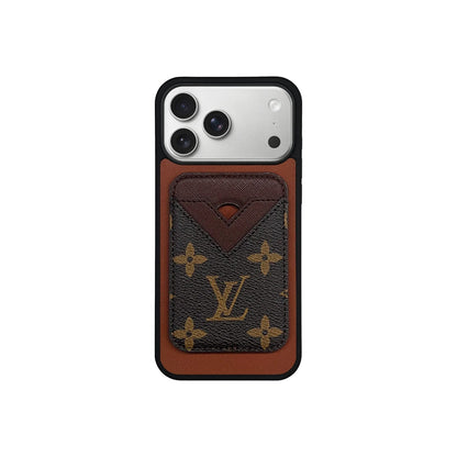 Retro Coffee Card Pocket iPhone Case Position 1