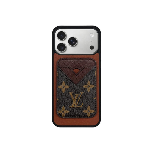 Retro Coffee Card Pocket iPhone Case Position 1