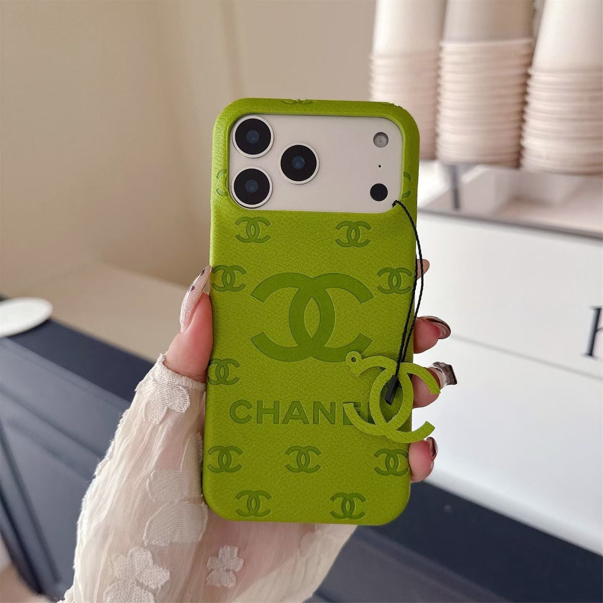 Luxury Chanel Phone Case For iPhone 12-18 Pro & Pro Max