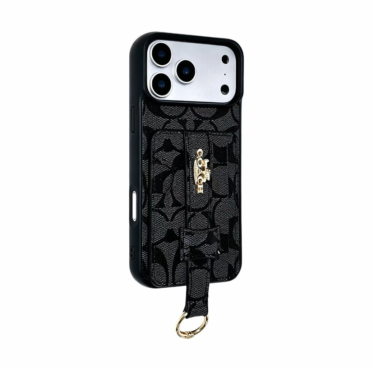 Luxury Designer Case with Hook Charm - iPhone 12-18 Pro & Pro Max