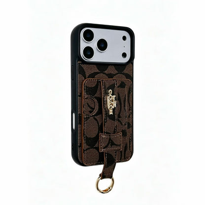 Luxury Designer Case with Hook Charm - iPhone 12-18 Pro & Pro Max