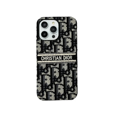 Luxury Christian Dior Stripe Case - iPhone 12-18 Pro & Pro Max