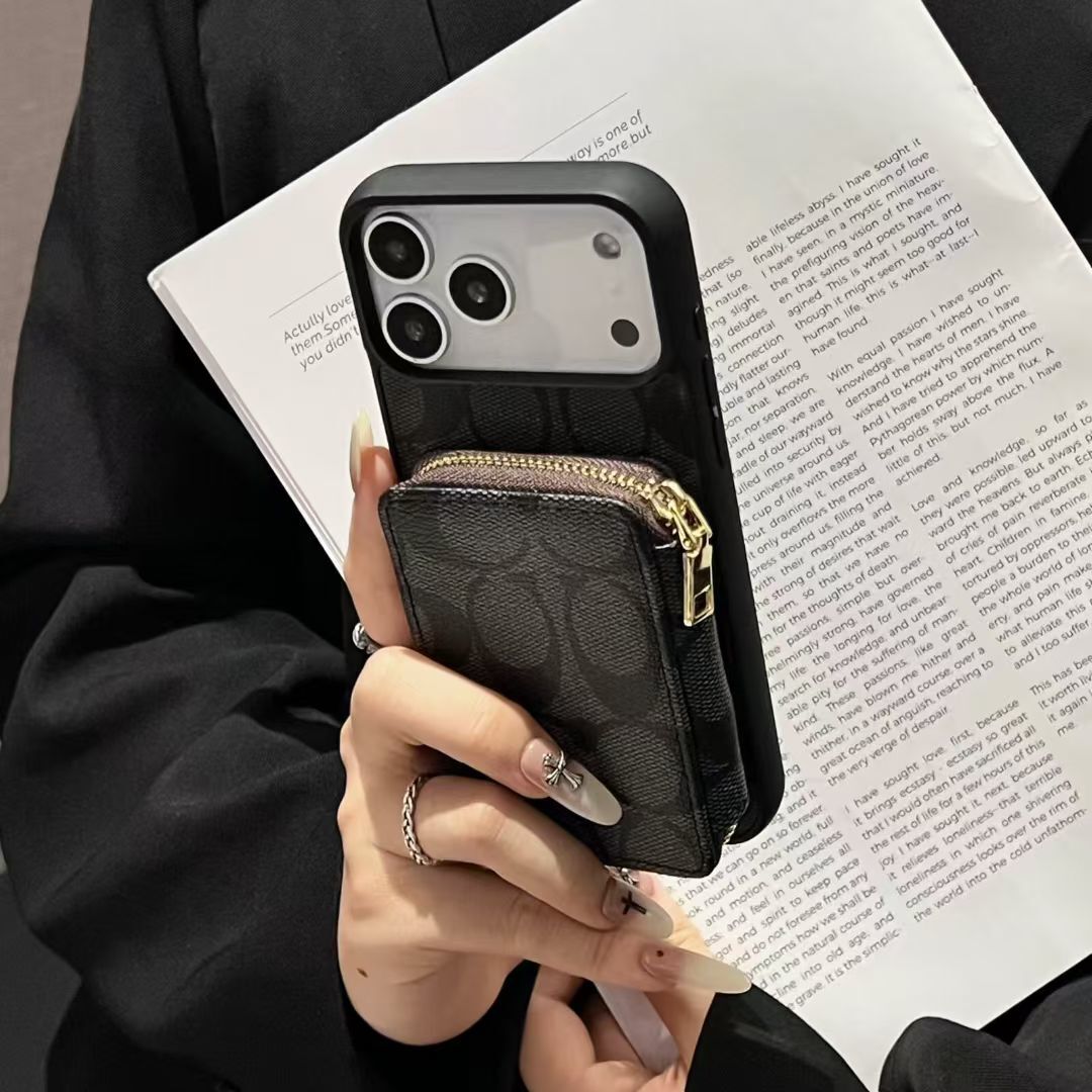 Luxury Pocket Wallet Signature Case - iPhone 12-18 Pro & Pro Max
