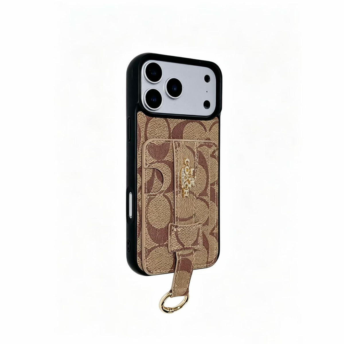 Luxury Designer Case with Hook Charm - iPhone 12-18 Pro & Pro Max