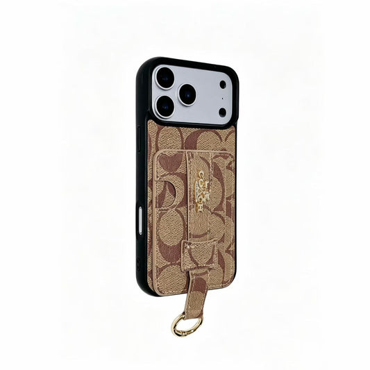 Luxury Designer Case with Hook Charm - iPhone 12-18 Pro & Pro Max