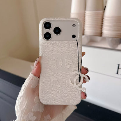 Luxury Chanel Phone Case For iPhone 12-18 Pro & Pro Max