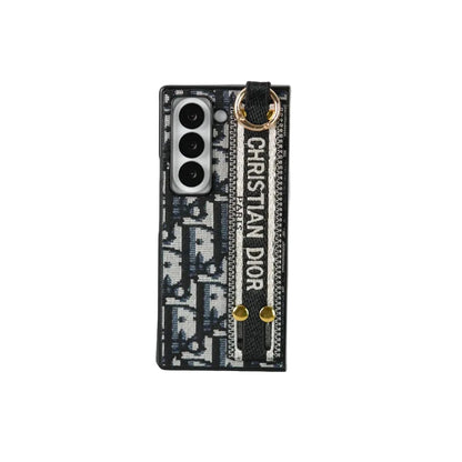 Luxury Brand C Dior Belt Embroidery Case for Samsung Z Fold 3-7