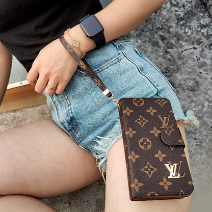 PREMIUM FASHION WALLET IPHONE CASE FOR IPHONE 12-18 Pro & Pro Max