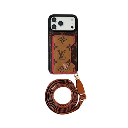 Luxury Leather Wallet Card Holder Phone Case For iPhone 13-18 Pro & Pro Max