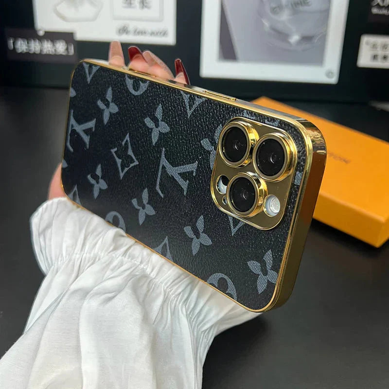 NEW DESIGN SOFT LUXURY IPHONE CASE FOR IPHONE 12-18 Pro & Pro Max