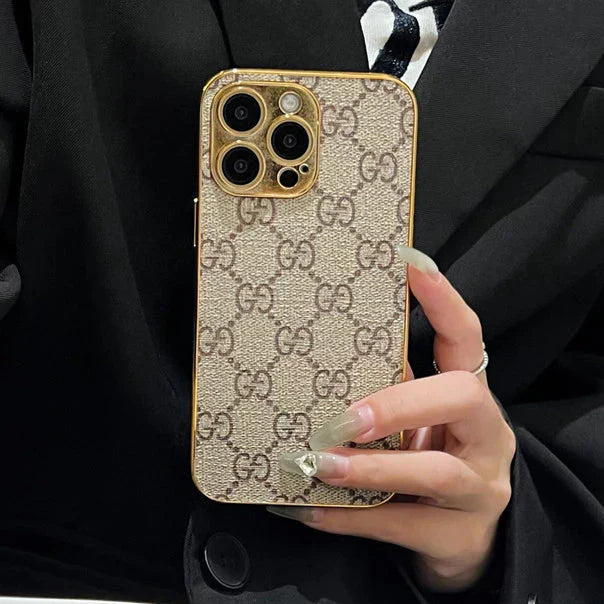 NEW DESIGN SOFT LUXURY IPHONE CASE FOR IPHONE 12-18 Pro & Pro Max