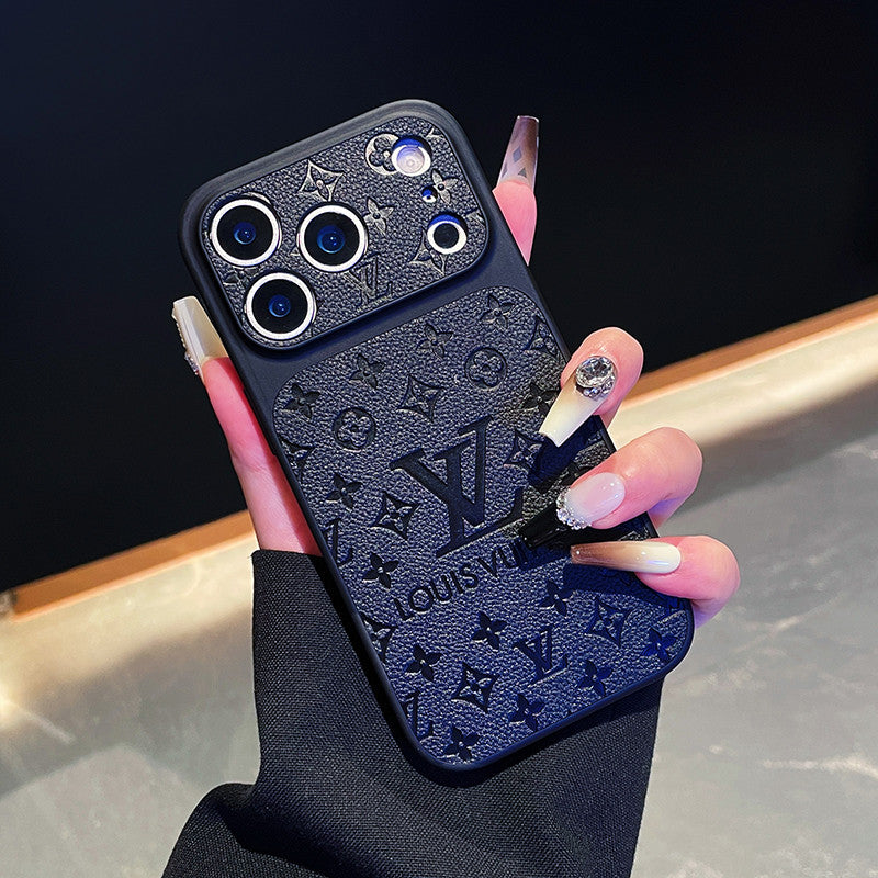 Luxury Designer Style Monogram Cover for iPhone 13-18 Pro & Pro Max