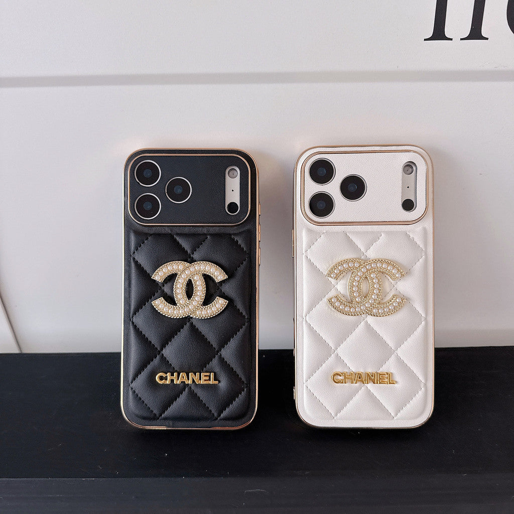 Luxury Chanel Phone Case For iPhone 12-18 Pro & Pro Max