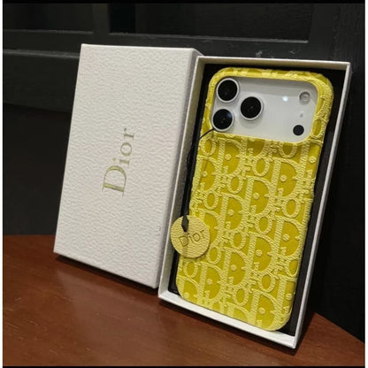 Full Orange Dior Oblique Case - iPhone 12-18 Pro & Pro Max