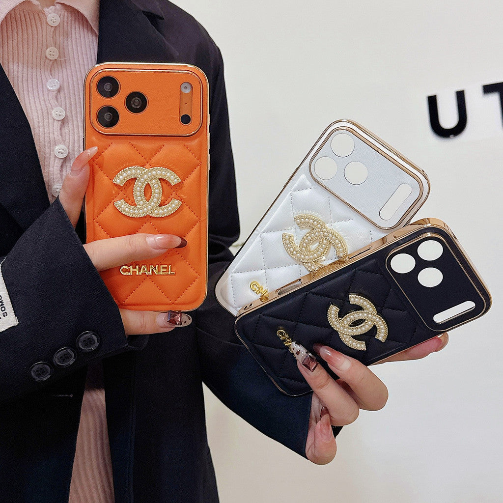 Luxury Chanel Phone Case For iPhone 12-18 Pro & Pro Max