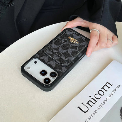 Luxury Signature Pattern Simple Case - iPhone 12-18 Pro & Pro Max