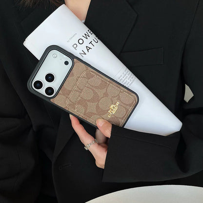 Luxury Signature Pattern Simple Case - iPhone 12-18 Pro & Pro Max