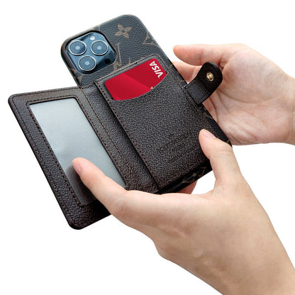 Beautiful luxury iphone case with credit card holder 13-18 Pro & Pro Max