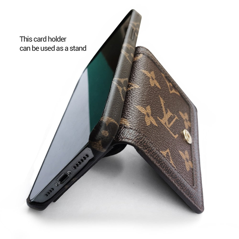 Beautiful luxury iphone case with credit card holder 13-18 Pro & Pro Max