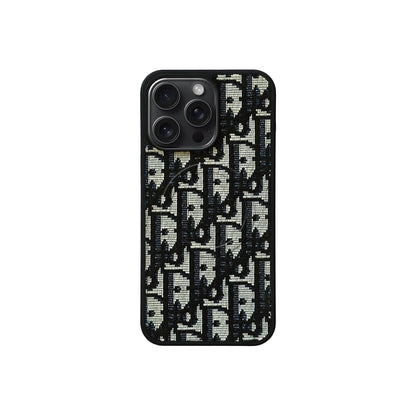 Luxury Dior Oblique iPhone Case Premium Designer Fabric For iPhone 12-18 Pro & Pro Max