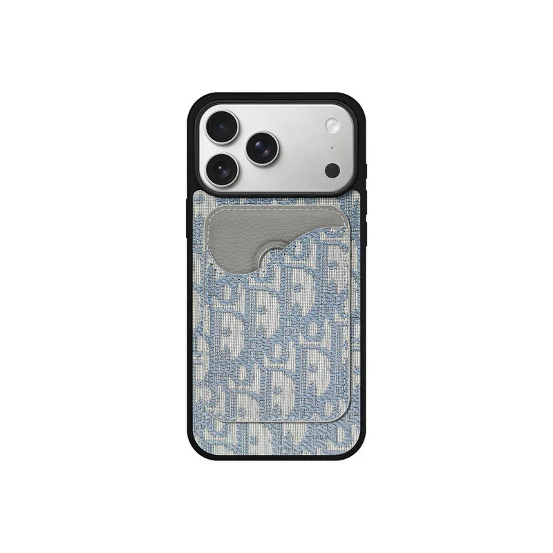 Luxury Dior Wallet Case - iPhone 12-18 Pro & Pro Max