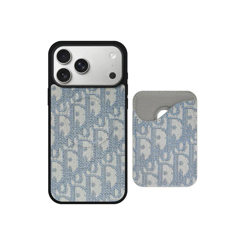 Luxury Dior Wallet Case - iPhone 12-18 Pro & Pro Max