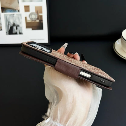 Luxury Wallet Case with Wrist Strap - iPhone 12-18 Pro & Pro Max