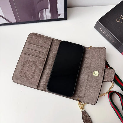 Classic Wallet Chain Crossbody Case - iPhone 12-18 Pro & Pro Max