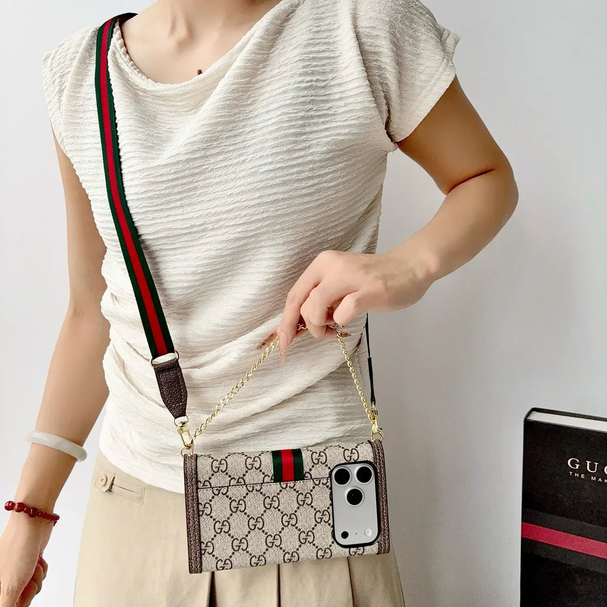 Classic Wallet Chain Crossbody Case - iPhone 12-18 Pro & Pro Max